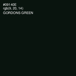 #09140E - Gordons Green Color Image